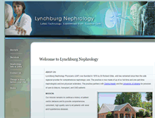 Tablet Screenshot of lynchburgnephrology.com